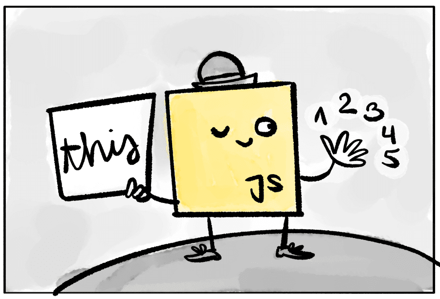 JavaScript-Logo handhabt 'this'